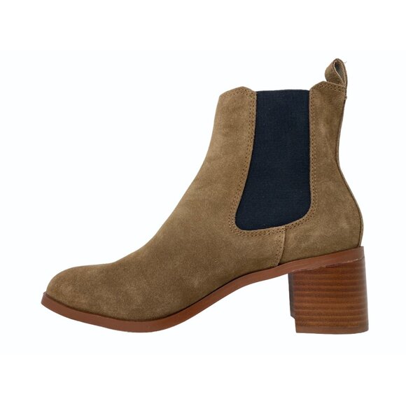 Steve Madden Rhiannon Size 11M Brown Nubuck Leather Chelsea Boots Women - Picture 3 of 11